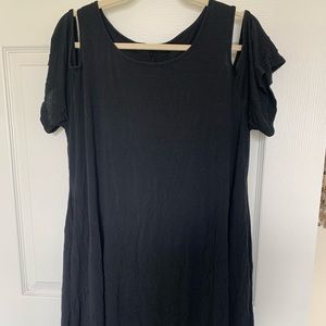 Black cotton dress